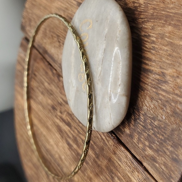 Lattice Gold toned bracelet slider B2726 - Picture 2 of 2